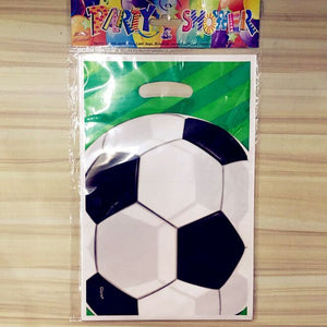 White black football Soccer Theme Cup Plate Tableware Set kids girl boy Favor Happy Birthday Party Supplies Decoration