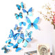 Butterflies Wall Sticker , 3D Butterfly PVC Wallpaper for living room