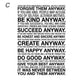 Stay Positive Work Hard Inspirational Quotes Wall Frame Poster