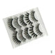 Mink Hair Eyelashes - Natural Cross Eyelashes Eye Lashes Extension 5pcs/set